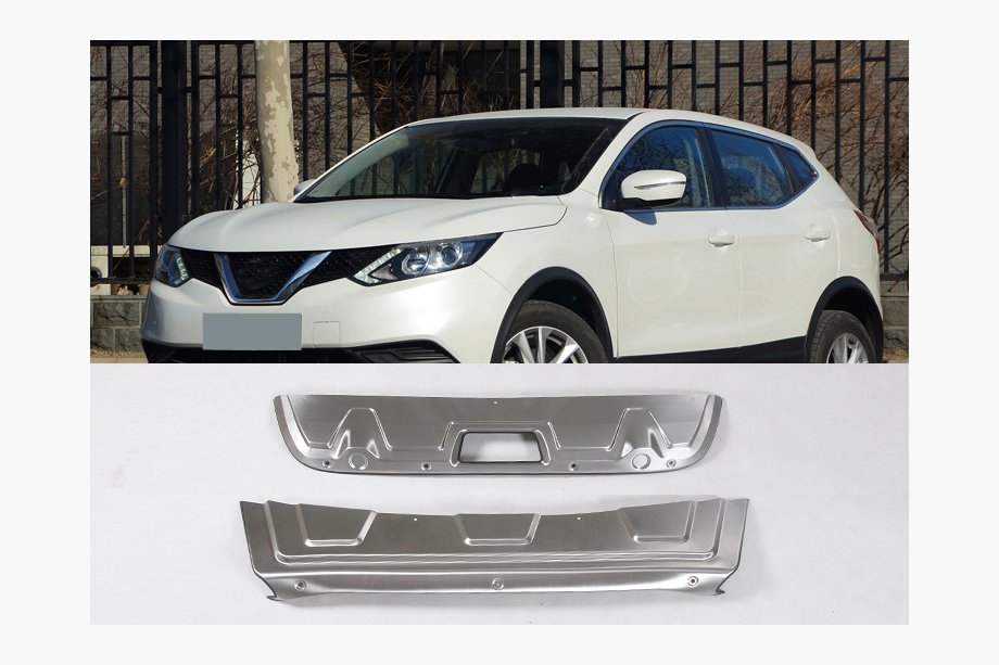 Nissan Qashqai 2014-2021 SALE! Front and Rear Trims V2 (Stainless Steel) Image