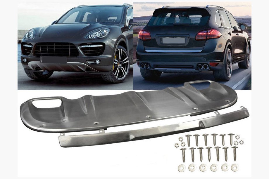 Porsche Cayenne 2010-2017 Front and Rear Bumper Lips Cixtai (2010-2014) Image