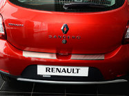 Renault Sandero 2013-2022 Rear bumper protector with lip (Notaniko) photo 1