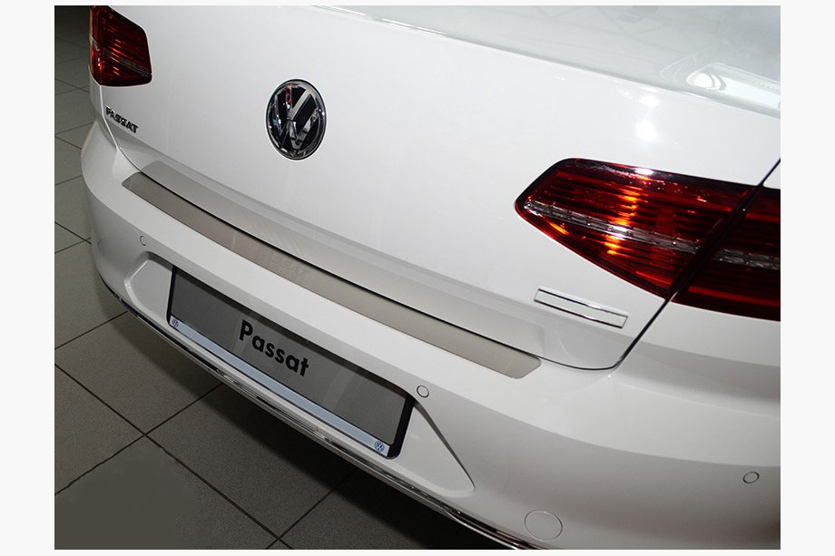Volkswagen Passat B8 2015-2023 Rear Bumper Protector Nataniko (Stainless Steel) Estate Image