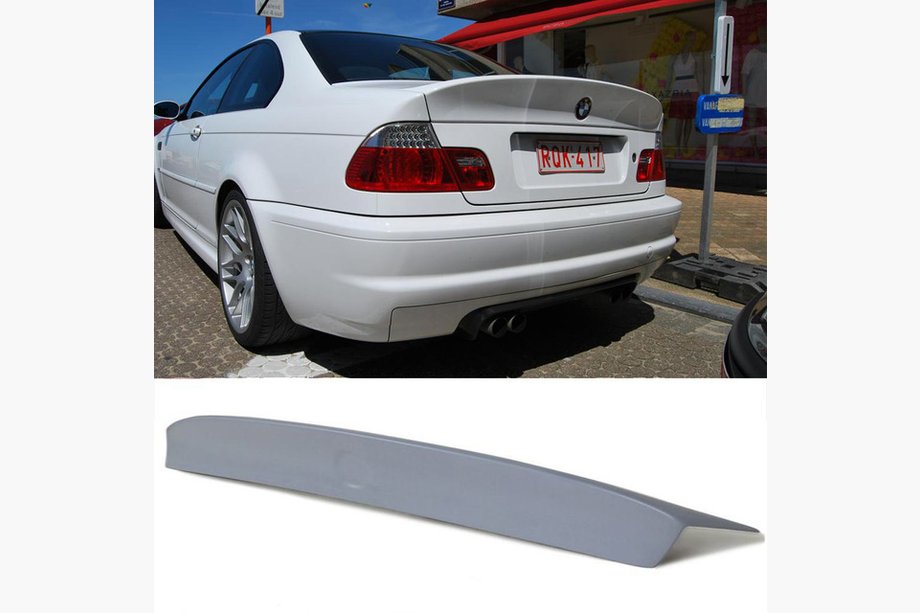 BMW 3 Series E46 1998-2006 Coupe Spoiler (primed for painting) Image