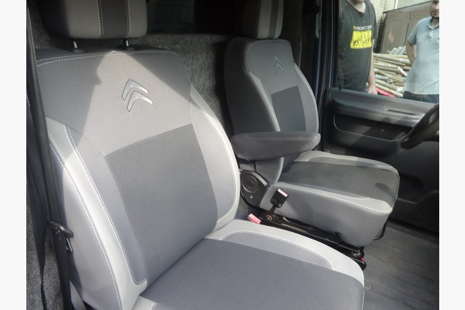 Citroen Jumpy 2007–2017 Car Seat Covers (Leatherette↗Fabric, Premium) Image