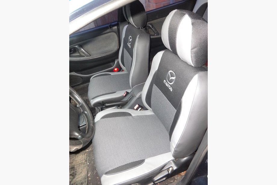 Mazda 626 1979-2002 Car Seat Covers (Leatherette↗Fabric, Premium) Image