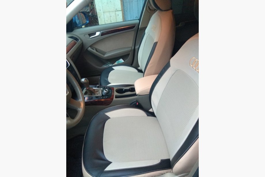Audi A4 B8 2007-2015 Car Seat Covers (Leatherette↗Fabric, Premium) Image