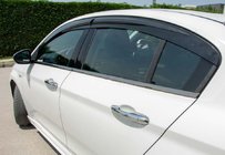 Fiat Tipo 2016- Lower window trims dark chrome stainless steel photo 1