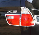 BMW X5 E53 1999–2006 Chrome Tail Light Covers (Plastic) photo 1