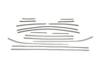 Ford Fiesta 2017- Full Window Trim OmsaLine (16 pcs, Stainless Steel) photo 2