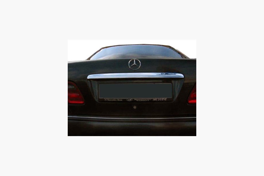 Mercedes C-class W203 2000-2007 License plate trim (plastic) Image