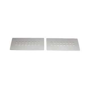 Interior door sill plates OmsaLine (2 pcs, Stainless Steel)
