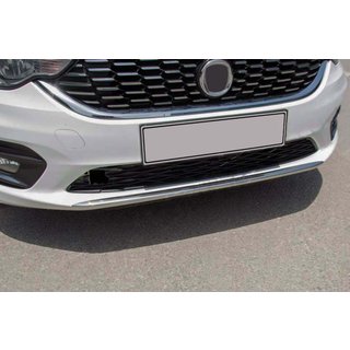 Front bumper protector OmsaLine (2016-2020, stainless steel) photo 1