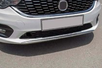 Fiat Tipo 2016- Front bumper protector OmsaLine (2016-2020, stainless steel) photo 1