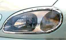 Daewoo Lanos 1998-2017 Headlight Covers (2 pcs, Plastic) photo 1
