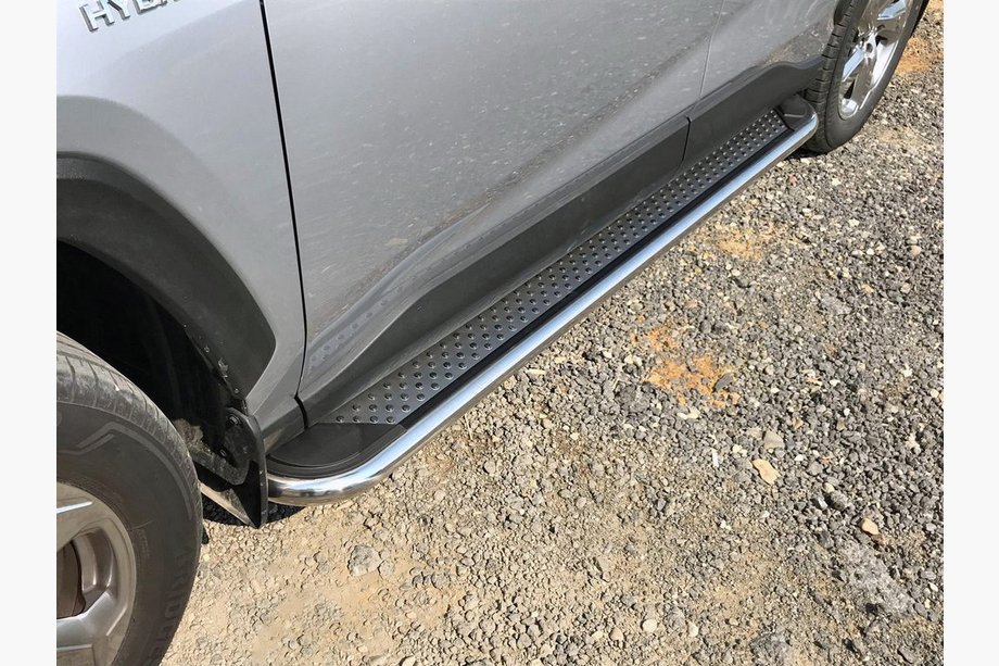 Toyota Rav 4 2019–2025 Side Steps Maydos V2 (2 pcs, Aluminum with Stainless Steel) Image
