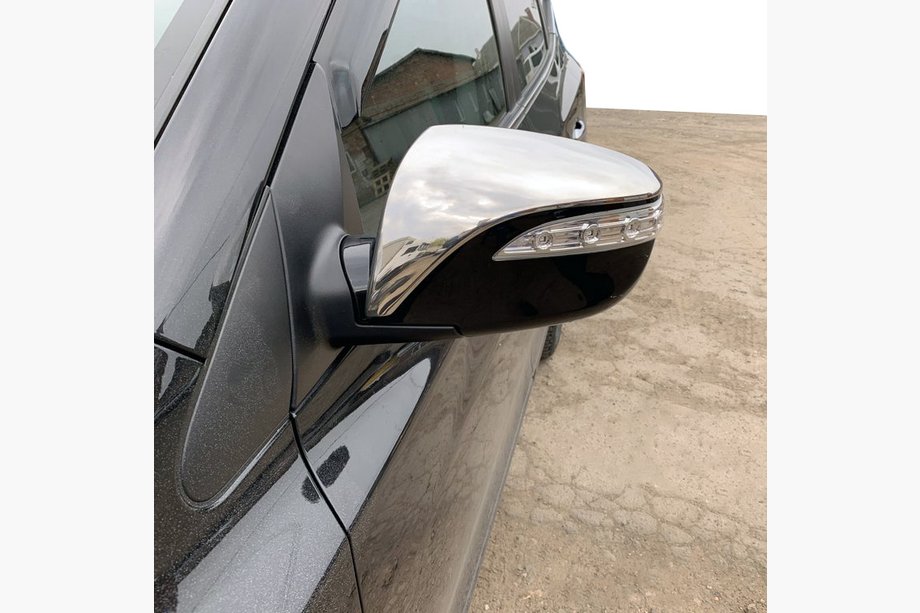 Hyundai IX-35 2010-2015 Mirror Covers (2 pcs, Stainless Steel) Photo 1