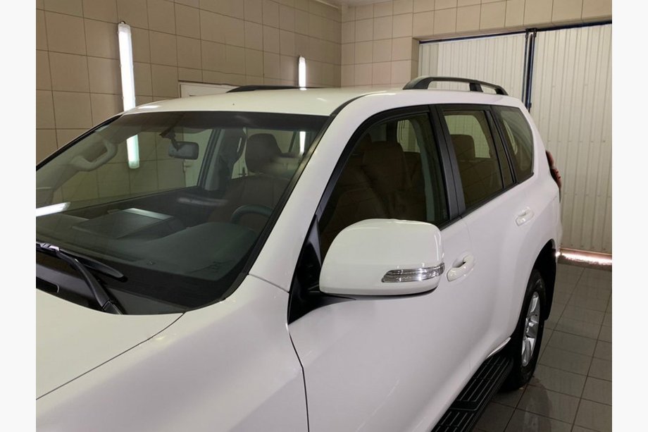 Toyota Land Cruiser Prado 150 2009-2023 Roof rails Turkish design (Black, 2 pcs) Plastic Feet Image