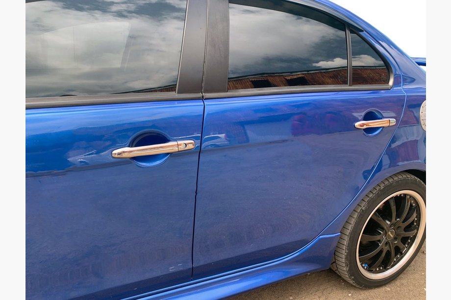 Mitsubishi Lancer X 2008- Chrome Door Handle Covers (4 pcs) Image