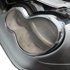 Mercedes C-class W203 2000-2007 Headlight Covers (2 pcs, Plastic) photo 2
