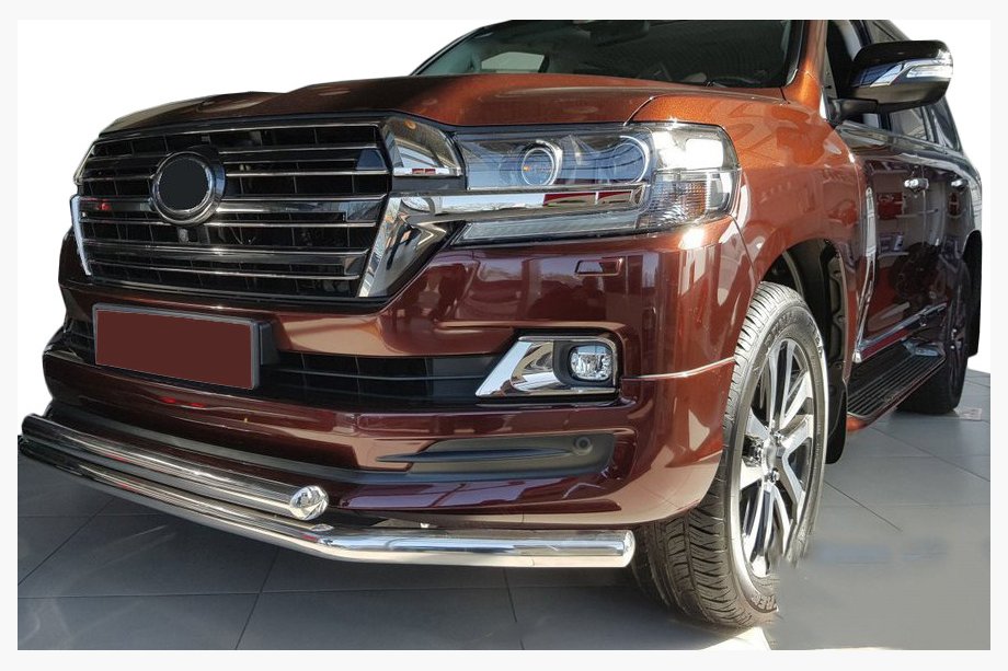 Toyota Land Cruiser 200 2007-2021 Front Bar ST014 (2015+, Stainless Steel) Image