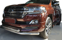 Toyota Land Cruiser 200 2007-2021 Front Bar ST014 (2015+, Stainless Steel) photo 1