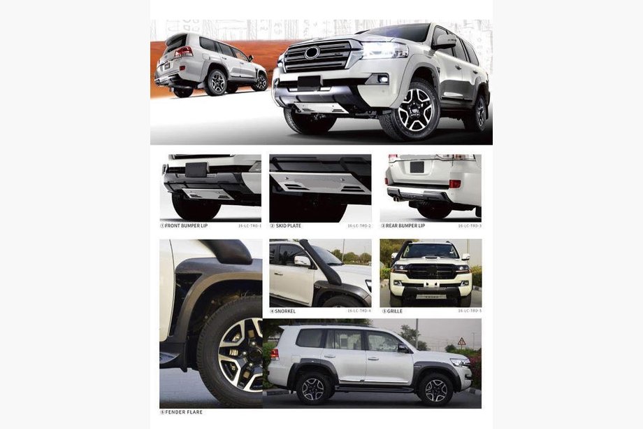 Toyota Land Cruiser 200 2007-2021 Full Body Kit 2016↗ (TRD-Safari) Image