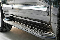 Toyota Land Cruiser 200 2007-2021 Side steps with LED (design 2015-2020) Black photo 5