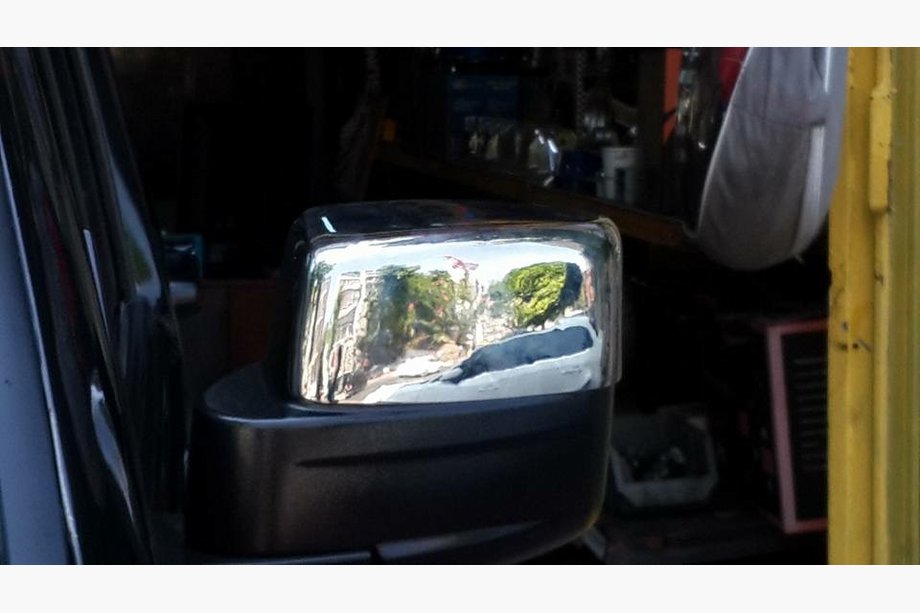 Mitsubishi Colt 2004-2012 Mirror Covers (2 pcs, Stainless Steel) Image