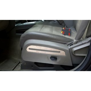 Chrome seat trim covers (stainless steel) Dodge Nitro 2006-2011 photo 2