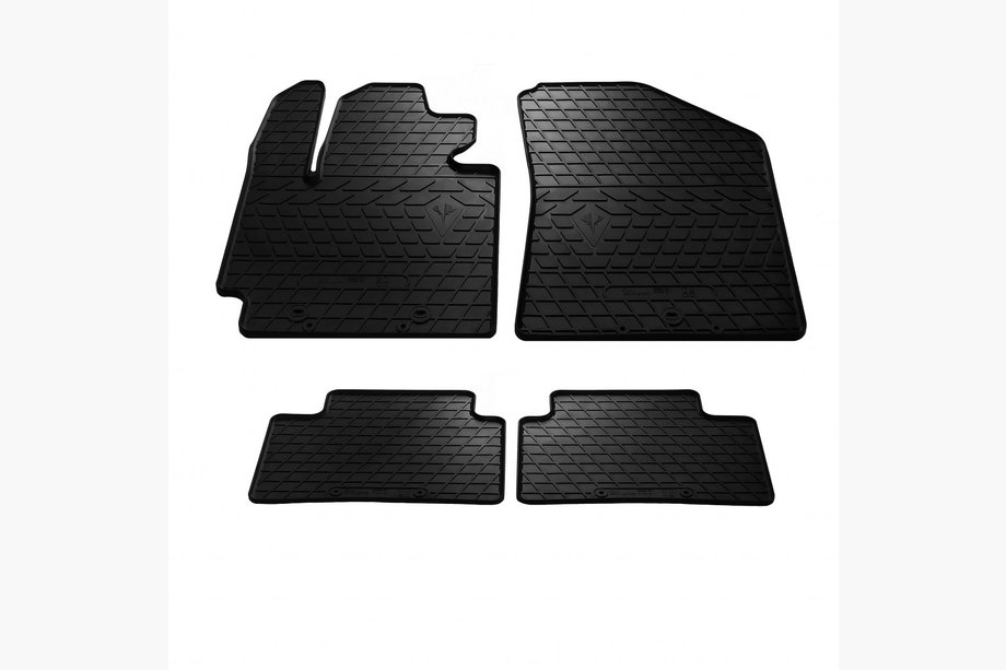 Kia Soul II 2013-2018 Rubber Floor Mats (4 pcs, Stingray Premium) Image