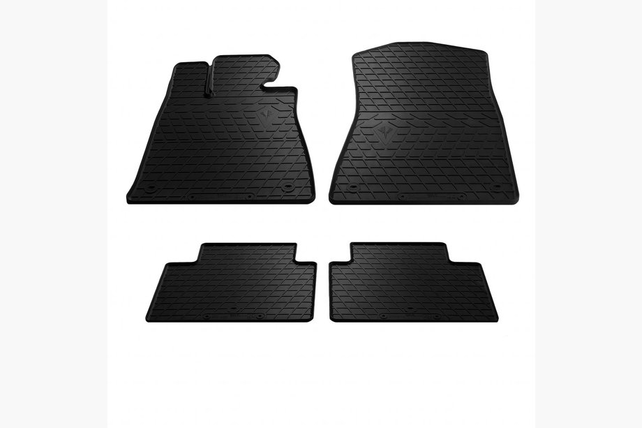 Lexus GS 2005-2011 Rubber Floor Mats 2WD (4 pcs, Stingray Premium) Image