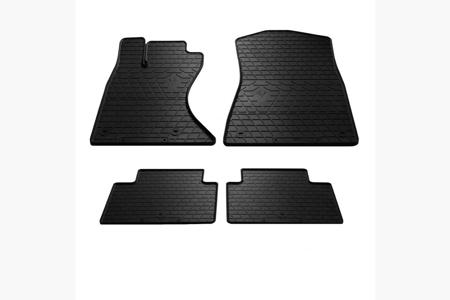Lexus GS 2005-2011 Rubber Floor Mats 4WD (4 pcs, Stingray Premium) Image