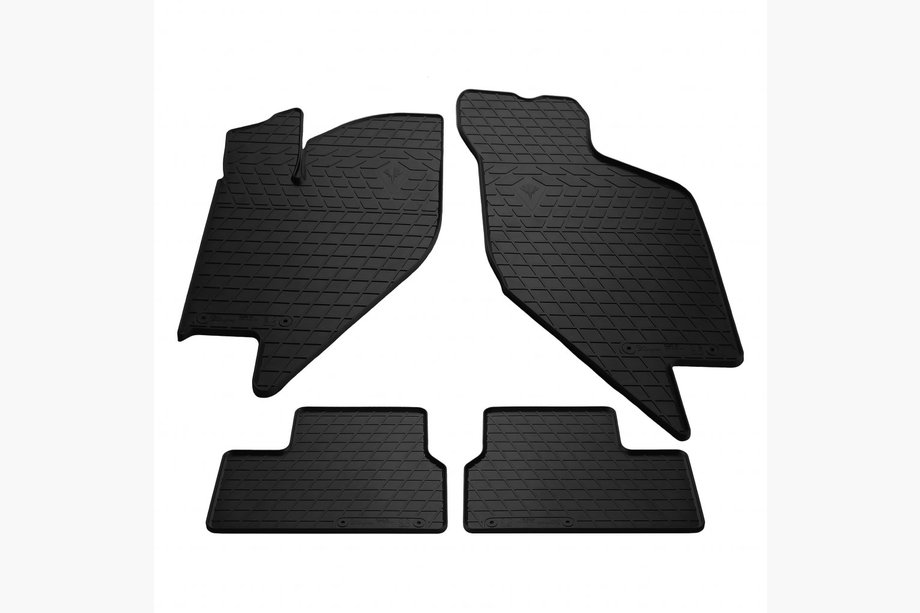 Lada Kalina 2004-2011 Rubber Floor Mats (4 pcs, Stingray Premium) Image