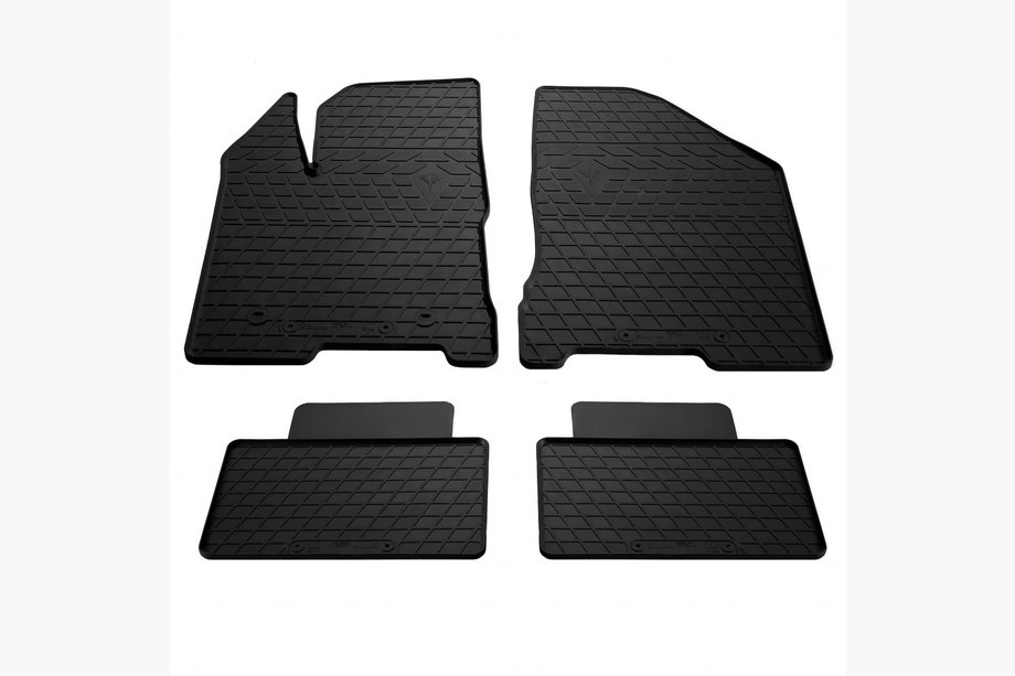 Lada Vesta 2015- Rubber Floor Mats (4 pcs, Stingray Premium) Image