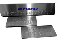 Ford Transit 2014- LED Blue Door Sill Plates (3 pcs, Stainless Steel) photo 1