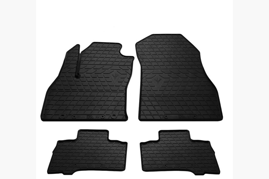 Citroen Nemo 2007-2017 Rubber Floor Mats (Stingray) 4 pcs, Premium - odorless rubber mats Image