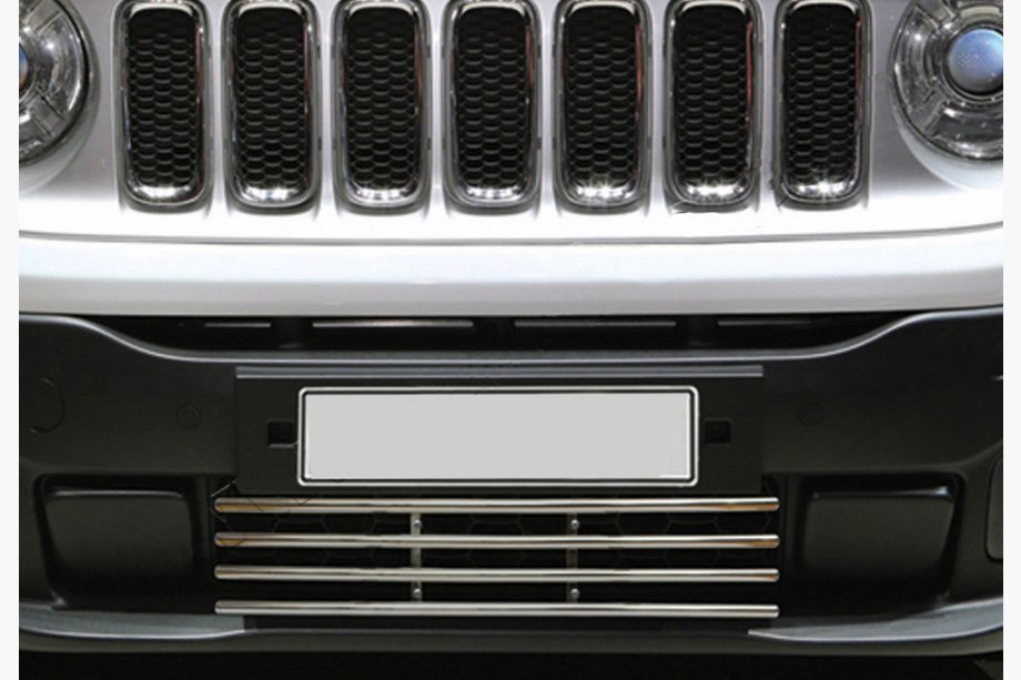 Jeep Renegade 2014- Front Bumper Grille Stainless Steel Image