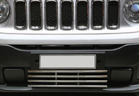 Jeep Renegade 2014- Front Bumper Grille Stainless Steel photo 1