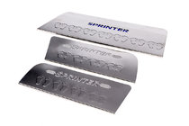 Mercedes Sprinter W906 2006–2018 Stainless Steel Interior Door Sill Protectors Carmos V5 (3 pcs) photo 1