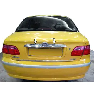 Chrome trim above license plate (stainless steel)