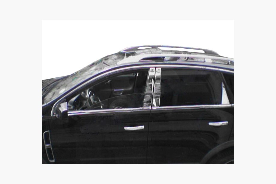 Opel Antara 2006-2017 Stainless Steel Door Pillar Trim (8 pcs) Image