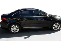Chevrolet Cruze 2009–2015 Chrome Door Moulding Covers (Stainless Steel) photo 1