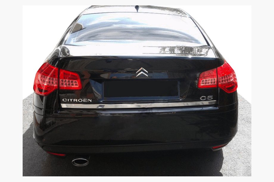 Citroen C-5 2008-2017 Trunk Trim OmsaLine Stainless Steel Image