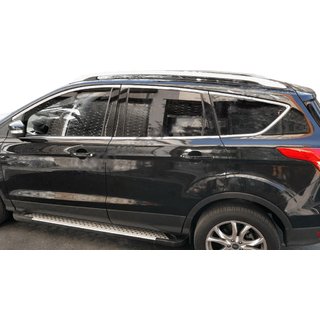 Upper window trim stainless steel