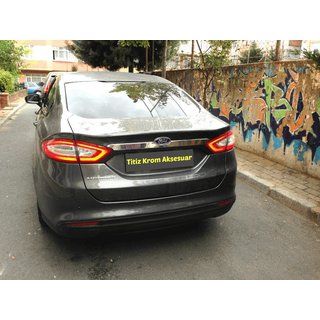 Chrome trim above license plate (stainless steel) photo 2