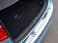 Volkswagen Passat B7 2012-2015 Rear Bumper Protector OmsaLine Gloss (SW, Stainless Steel) photo 1