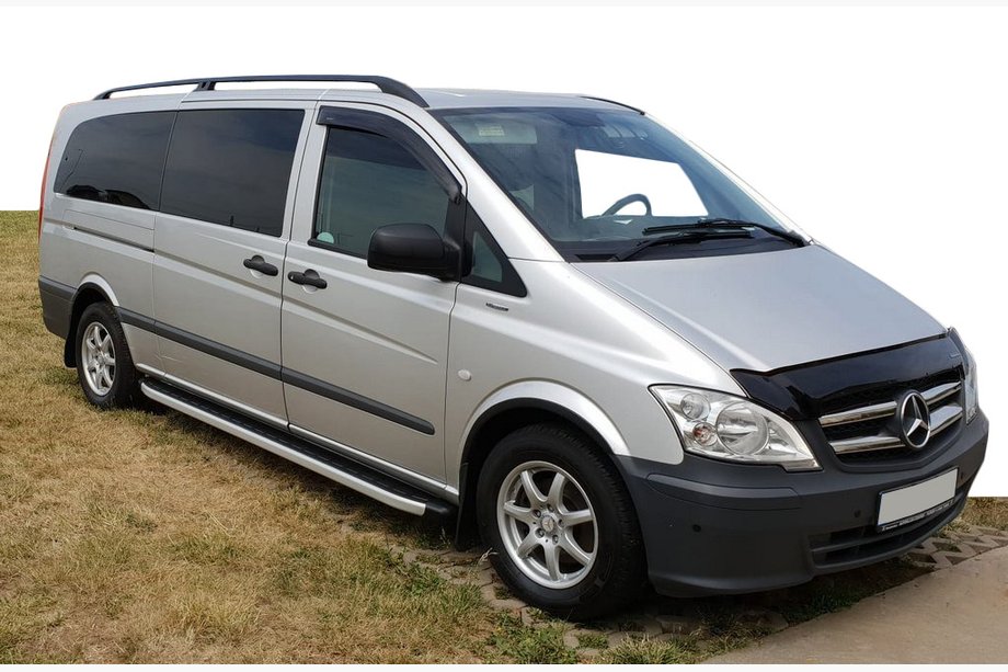 Mercedes Vito W639 2004-2014 Side Steps Fullmond (2 pcs, aluminum) Image