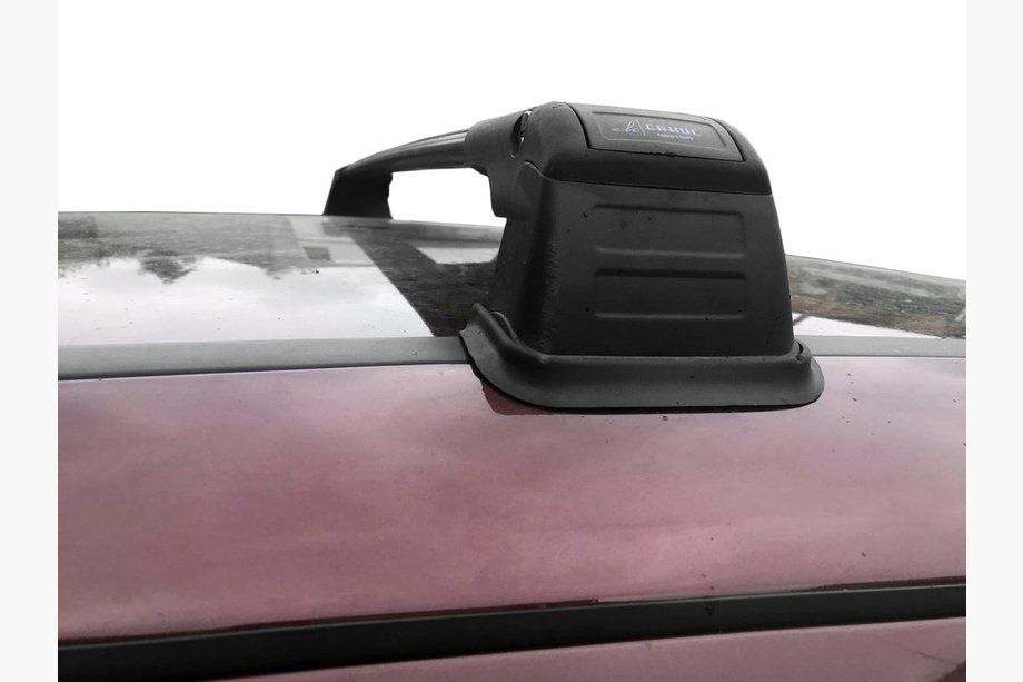 Mercedes B-class W245 2005-2011 Roof rack for original mounting points (2 pcs, lockable) Black Image