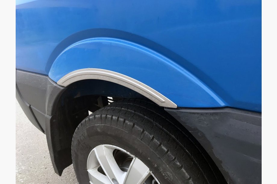 Volkswagen Crafter 2006-2016 Narrow Stainless Steel Fender Trims (4 pcs) Image