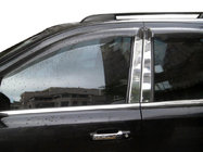 Kia Sorento II XM 2009-2014 Chrome Door Pillar Covers (8 pcs, Stainless Steel) photo 1