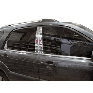 Stainless Steel Pillar Covers (6 pcs) Kia Sportage 2004-2010 photo 1