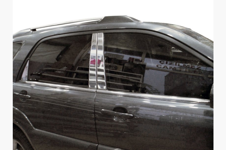 Kia Sportage 2004-2010 Stainless Steel Pillar Covers (6 pcs) Image